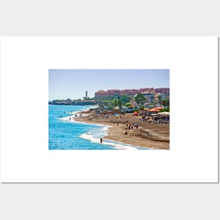 Penoncillo Beach Torrox Costa Spain Posters and Art